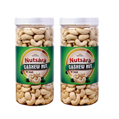 Nutsara Premium Whole Large size W240 Grade Cashew nuts - Kaju  1KG