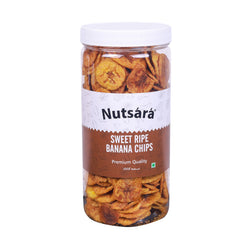 Nutsara Kerala Sweet Banana Chips / Fried Ripened Banana Chips 250GM