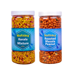 Nutsara Kerala Mixture and Masala Coated Peanut Combo 450GM