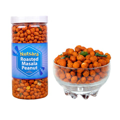 Nutsara Roasted Masala Coated Peanut - Kerala Style Homemade Groundnut 250GM