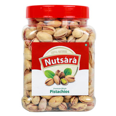 Nutsara Roasted & SaltedvPistachios - Premium Dry Fruits | Crunchy Pista Nuts and Healthy Dry Fruit Blend 400 grams