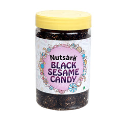Nutsara Black Till Chikki Candy Made with Jaggery | Black Sesame Gud Laddu 200GM